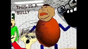 El calvo de baldis con sus amigos con música de fondo xd