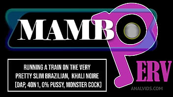 Running a train on khali noire the very pretty slim brazilian dap 4on1 0% pussy atm running train bbc monster coc
