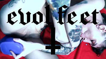 Foot worship anal play & enema