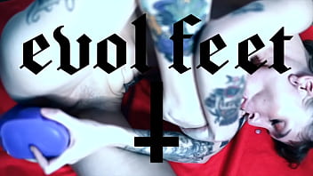 Foot worship anal play & enema