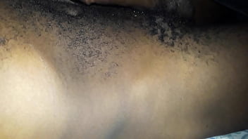 Horny black guy wank