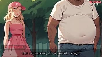 I meet this blonde innocent girl in park and offer her my lolipop