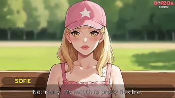 I meet this blonde innocent girl in park and offer her my lolipop