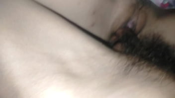 My skinny girl getting a foxtail cock in her ass