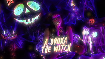 A bruxa a virgem e a diaba invocam do além monstros para fuderem suas bucetas