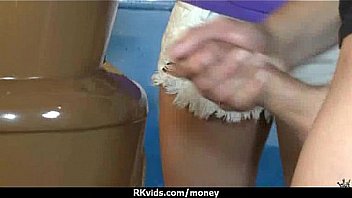 Amateur teens love money 27