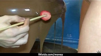 Amateur teens love money 27