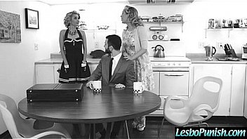 Lesbo girls aaliyah&cherie punishing each other in front of cam clip 01