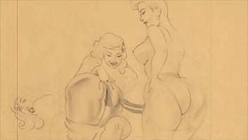 Vintage erotic drawings