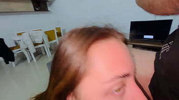 She beg me o give her blowjob and cum