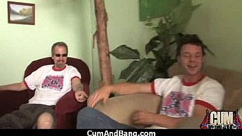 Real ebony babe getting hard core group making out 4