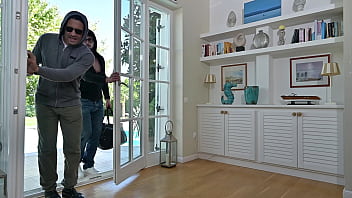 Rampant robbery part 1 bi besties leya desantis and veronica leal share a glass dildo in the hot tub gp3341