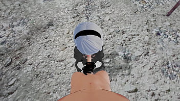 2b gets fucked in all holes pov style