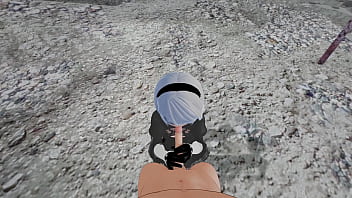 2b gets fucked in all holes pov style