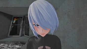 2b gets fucked in all holes pov style