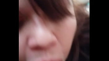 Sucking cock like a champ and liking it