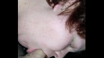 Girl sucks hard cock