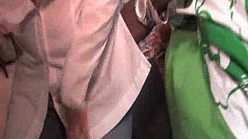 Blonde sucking a big black