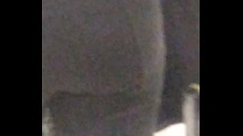 Fat ass in clothing store