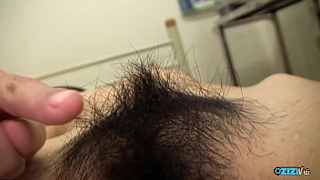 A random individual was engaging with her pubic hair before ejaculating within her vagina