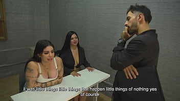 Cops and robbers handcuffed latina milfs give in to lust sara montufar antonella jones and mike zander