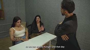 Cops and robbers handcuffed latina milfs give in to lust sara montufar antonella jones and mike zander