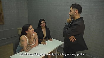 Cops and robbers handcuffed latina milfs give in to lust sara montufar antonella jones and mike zander