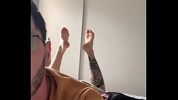 Let's make this week better than the last morning #tattoboy #feet #feetcontent #working