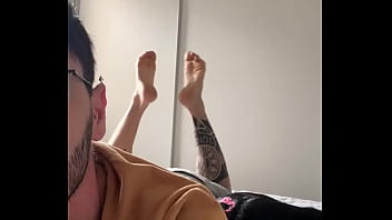 Let's make this week better than the last morning #tattoboy #feet #feetcontent #working