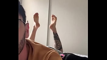 Let's make this week better than the last morning #tattoboy #feet #feetcontent #working