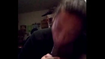 Stuffing her mouth with cock