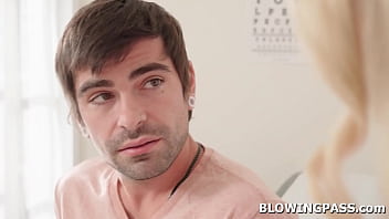 Big tits milf doctor sarah taylor addresses her patients sex gets him hard by letting him touch her big tits then starts giving blowjob