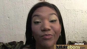 Dp with german ebony bukkake teen 19