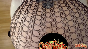Plugged and pounded in my body stocking
