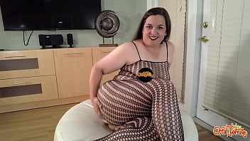 Plugged and pounded in my body stocking