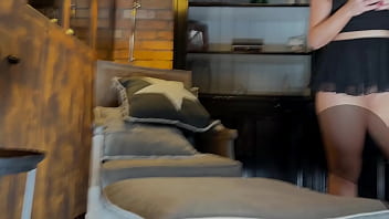 Sexy and horny beauty cute and wild wife cheats on husband and gives a guy ignoring handjob with blowjob after teasing hic big cock and playing with his balls