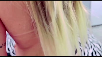 I let the hot blonde fuck me in her husband's bed he liked it when she went deep in my pussy and i asked for more