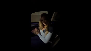 Big tit blonde fucks uber driver in exchange for a ride and asks for a creampie