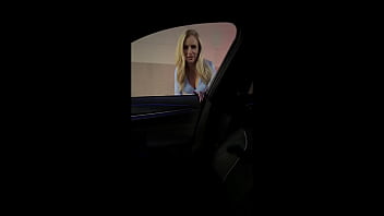 Big tit blonde fucks uber driver in exchange for a ride and asks for a creampie