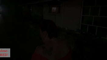 Nz slutty bitch gets pissed by the roadside as motorist drives by yelling loudly