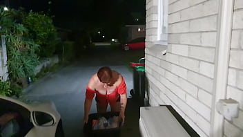 Nz slutty bitch gets pissed by the roadside as motorist drives by yelling loudly