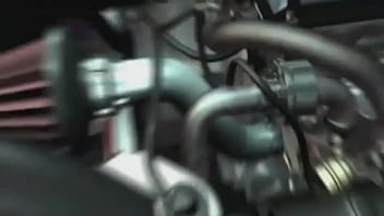 Anime girl when crossing a road