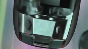 Anime girl when crossing a road