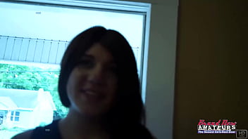 Skinny brunette coed emma masturbates and milks a cock with her soft feet