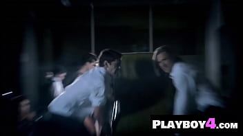 Hot babe enjoyed hot posing in wet clothes