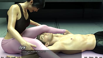 Stranded in space #93 kissing with the huge boobs brunette milf