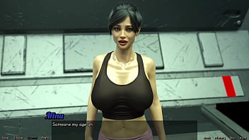 Stranded in space #93 kissing with the huge boobs brunette milf