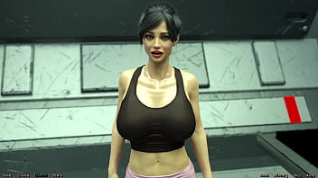 Stranded in space #93 kissing with the huge boobs brunette milf