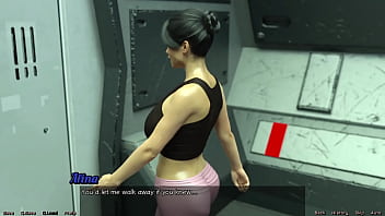 Stranded in space #93 kissing with the huge boobs brunette milf