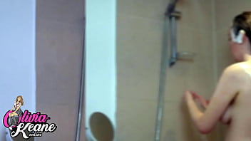 Naughty college student getting spanked